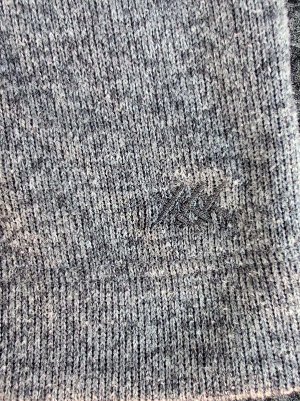 Rhone Sweater Mens Large Gray Commuter Quarter Zip Fleece Mock Casual Preppy - Picture 5 of 14